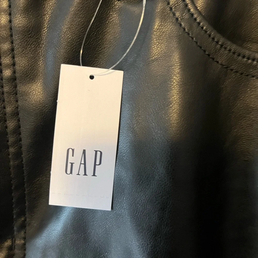 GAP Vintage Slim High Rise Black Pants 33 16R NWT Modest Women’s - Picture 3 of 10